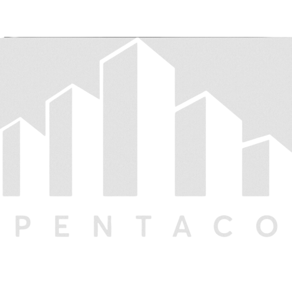 A logo showing a building structure and reads "PENTACO".